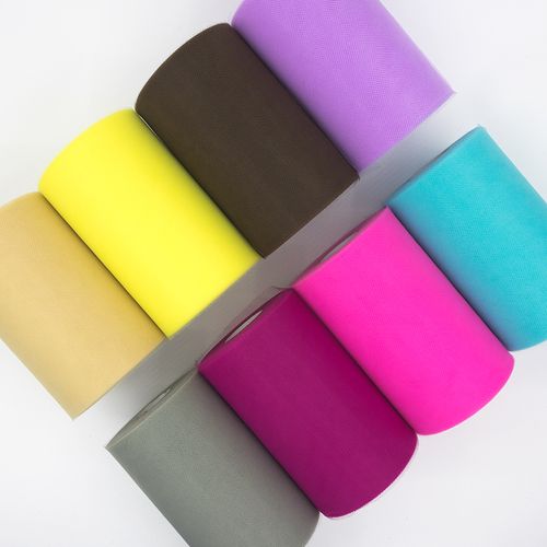 FEEUNM 100 Yards Tulle Roll for Wedding & Party Decoration