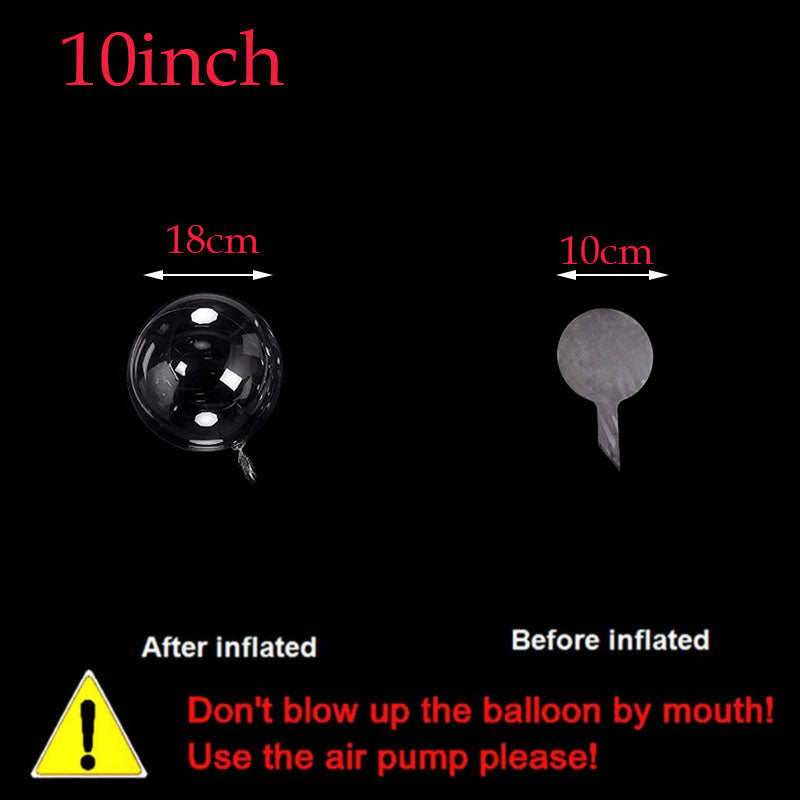 PartiesTour 50Pcs Inflatable Balloon Globes for All Occasions Decor