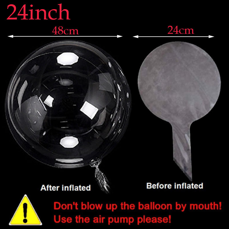 PartiesTour 50Pcs Inflatable Balloon Globes for All Occasions Decor