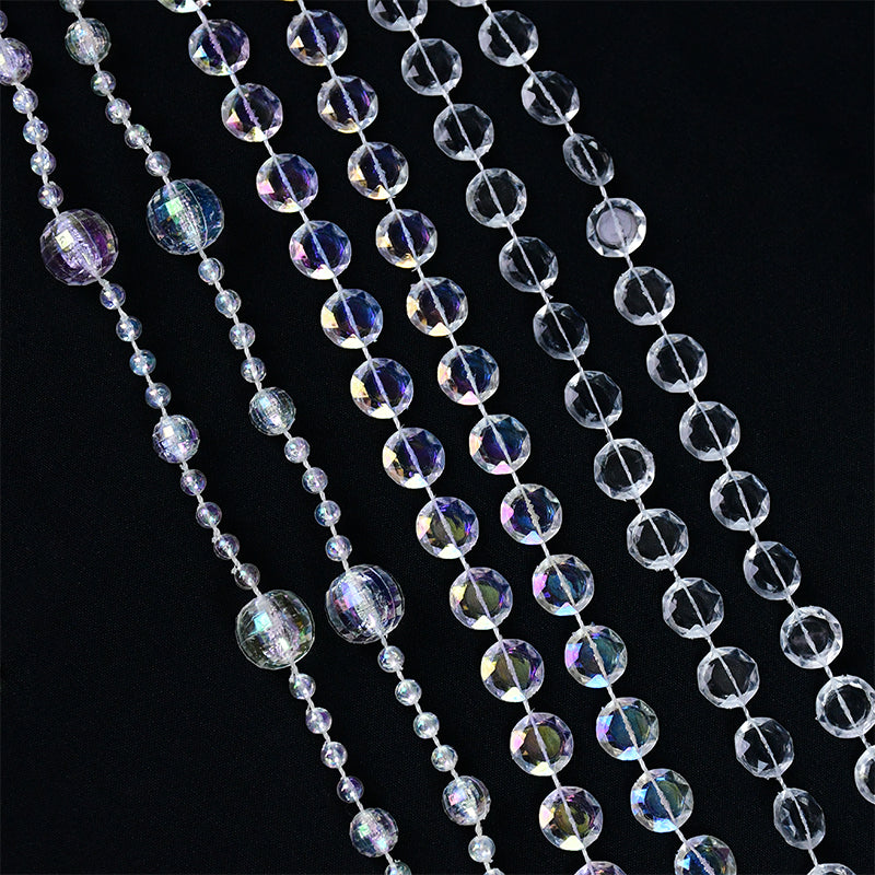 YONGSNOW Acrylic Beads - 3 Metre String for Parties & Celebrations