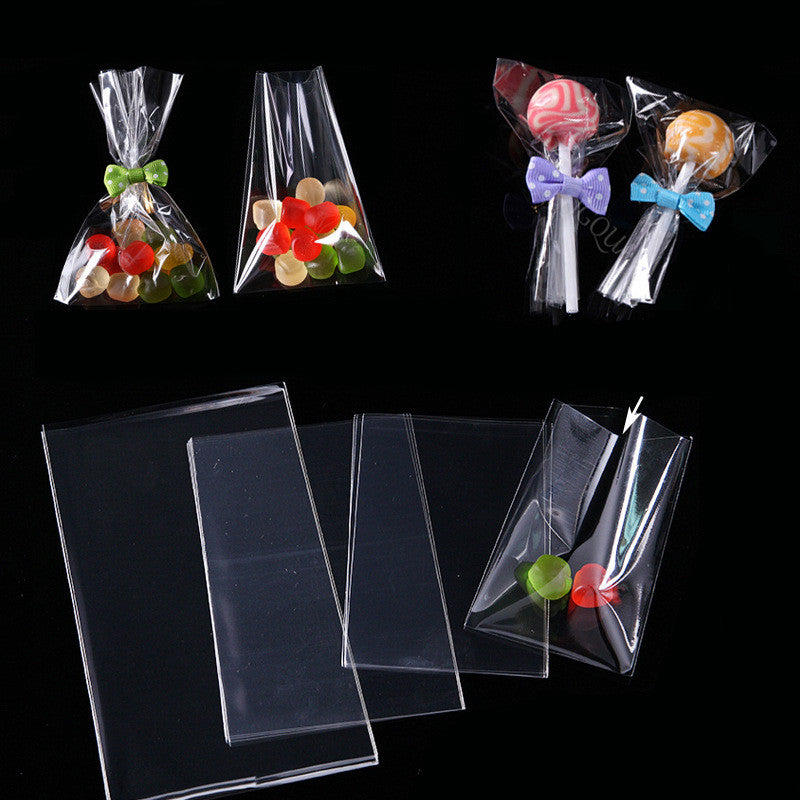 Transparent Plastic Bags - 100pcs OPP Packaging for Gifts & Candy