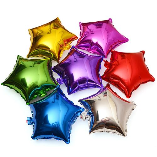 July Forest 18'' Star Foil Balloon - Metallic Party Decoration