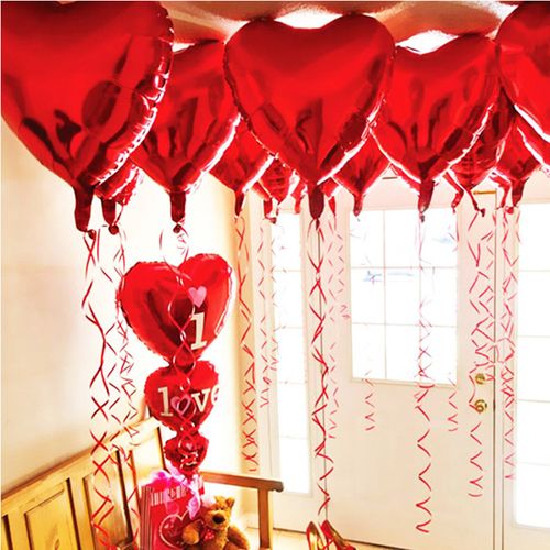 July Forest 18'' Star Foil Balloon - Metallic Party Decoration