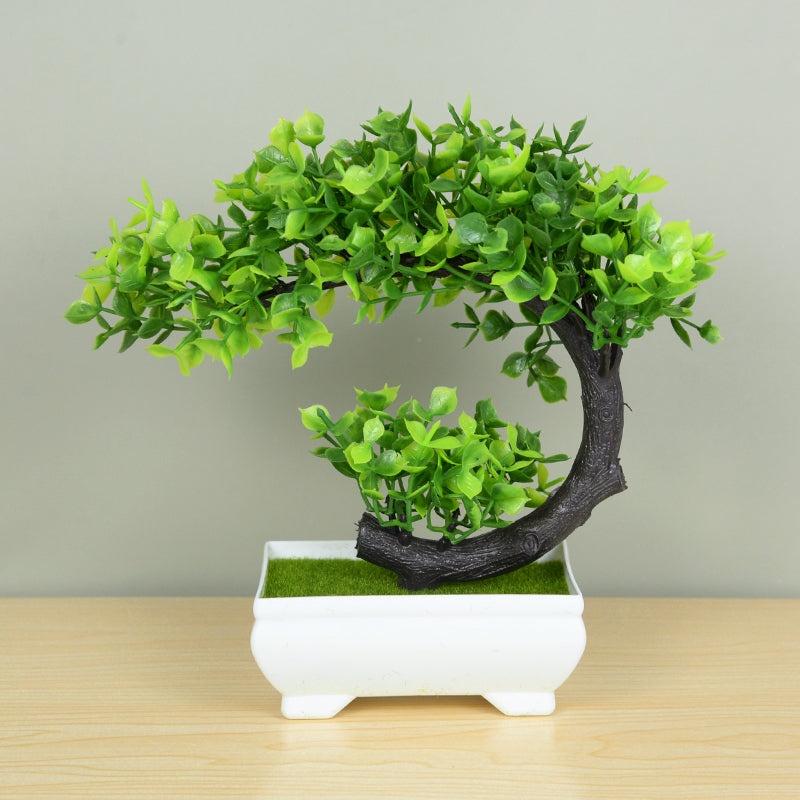 ZQNYCY Artificial Bonsai Tree - Elegant Potted Decoration for Home & Garden