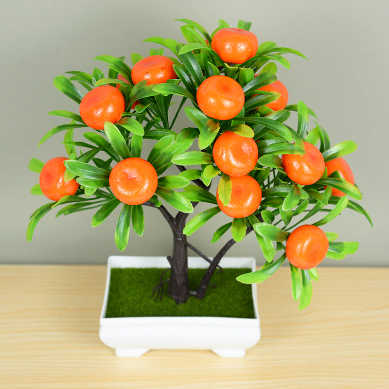 ZQNYCY Artificial Bonsai Tree - Elegant Potted Decoration for Home & Garden