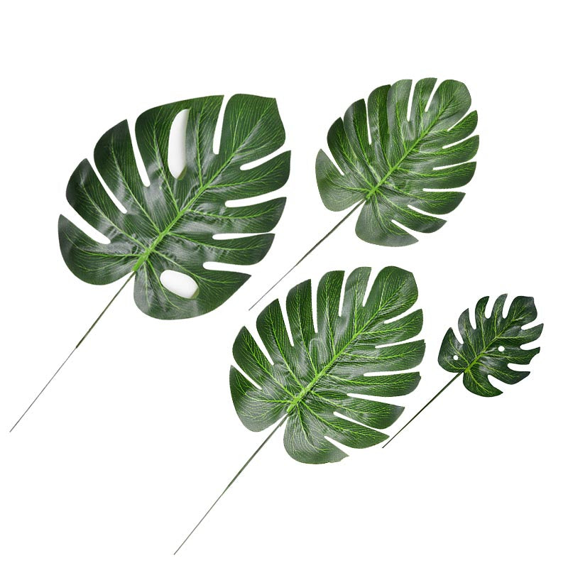 WNYZQ Tropical Monstera Turtle Leaves - Summer Decor for Parties & Weddings