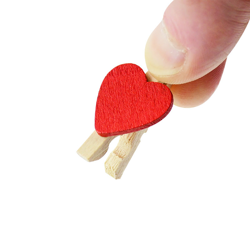 YONGSNOW Wooden Heart Decorations - 50PCS for Various Occasions