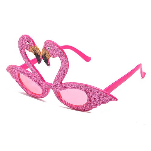 Hawaii Party Glasses - Tropical Flamingo Design for Summer Celebrations