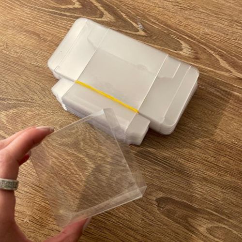 Amor Cabina Transparent PVC Gift Boxes for Weddings & Celebrations - 100 Pack