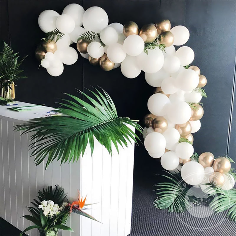 Round White Balloons for Celebrations - Versatile Party Decoration Supplies