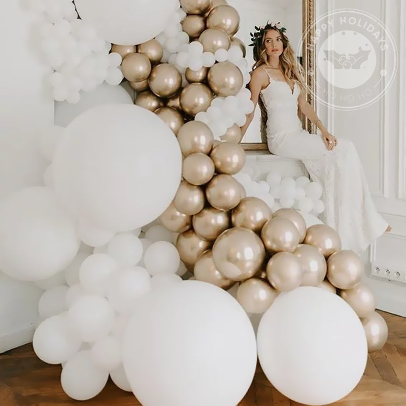 Round White Balloons for Celebrations - Versatile Party Decoration Supplies