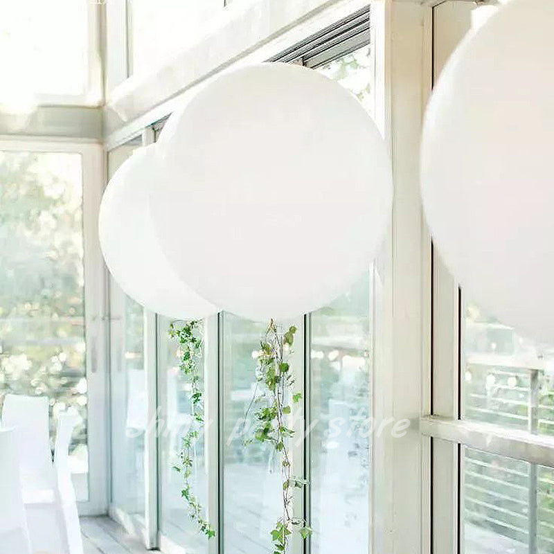 Round White Balloons for Celebrations - Versatile Party Decoration Supplies