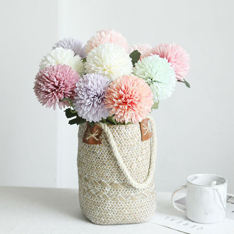 ZQNYCY Artificial Hydrangea Bouquets - Elegant Silk Flower Arrangement