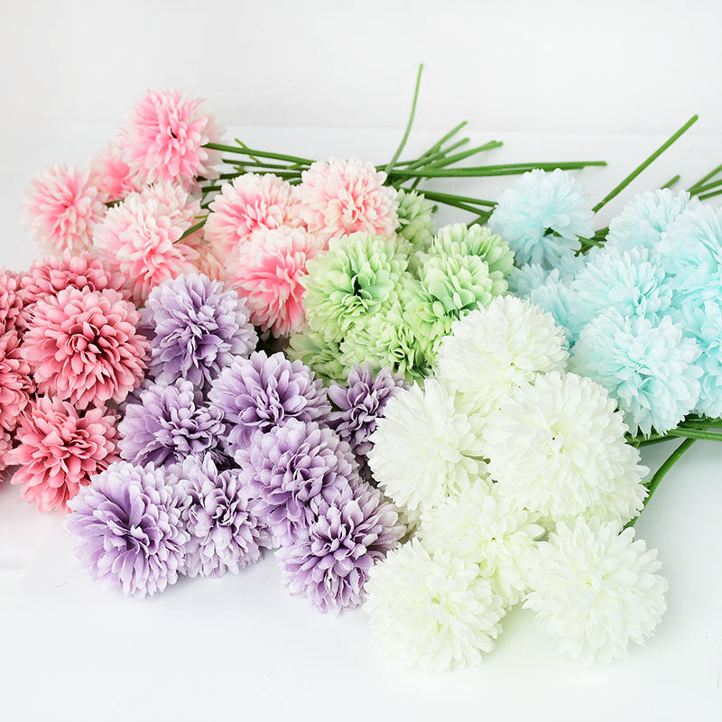 ZQNYCY Artificial Hydrangea Bouquets - Elegant Silk Flower Arrangement