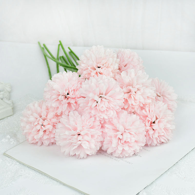 ZQNYCY Artificial Hydrangea Bouquets - Elegant Silk Flower Arrangement
