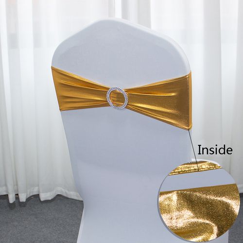 Chair Bands 50PCS - High Quality Stretch Sashes for Banquet Events
