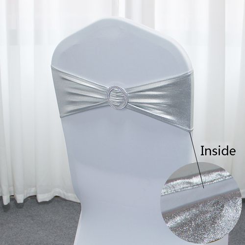 Chair Bands 50PCS - High Quality Stretch Sashes for Banquet Events