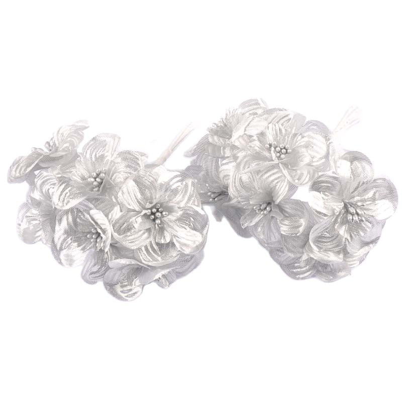 Mini Silk Flower Bouquet - Decorative Gift Box & Wreath Supplies