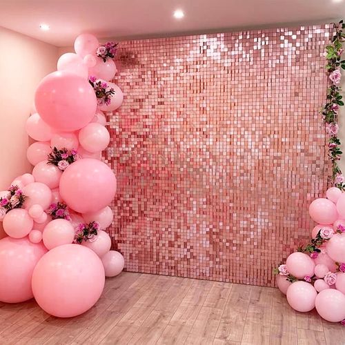 FENGRISE Decorative Sequin Background - Customizable 2m x 1m for Events