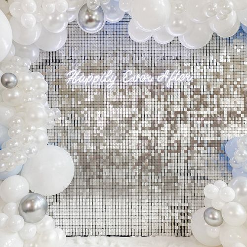 FENGRISE Decorative Sequin Background - Customizable 2m x 1m for Events