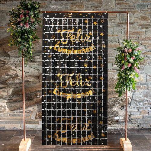 FENGRISE Decorative Sequin Background - Customizable 2m x 1m for Events