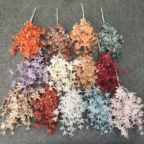 Elegant Multicolour Artificial Orchids - Perfect for Home Decoration