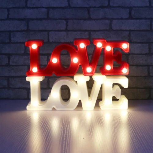 LOVE LED Decorative Lights - Romantic Atmosphere for Celebrations