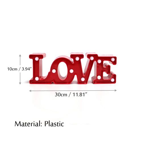 LOVE LED Decorative Lights - Romantic Atmosphere for Celebrations