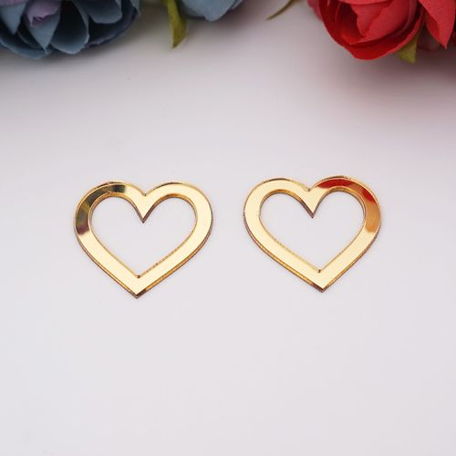 30 Acrylic Mirror Stickers for Creative Party Decor - 3cm Height