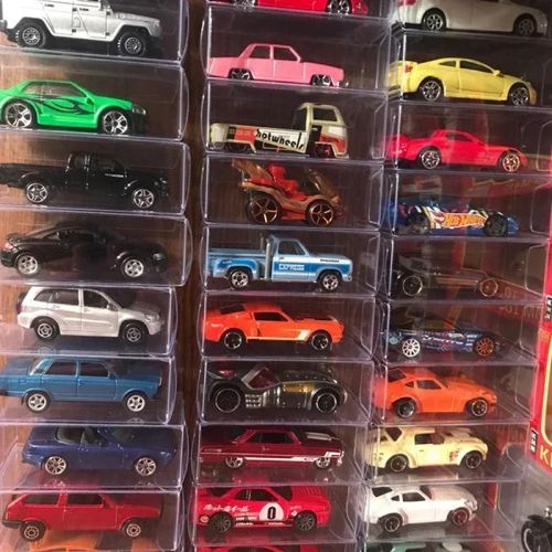 Display Box for Toy Cars - Durable PVC Case - Ideal for Collectors