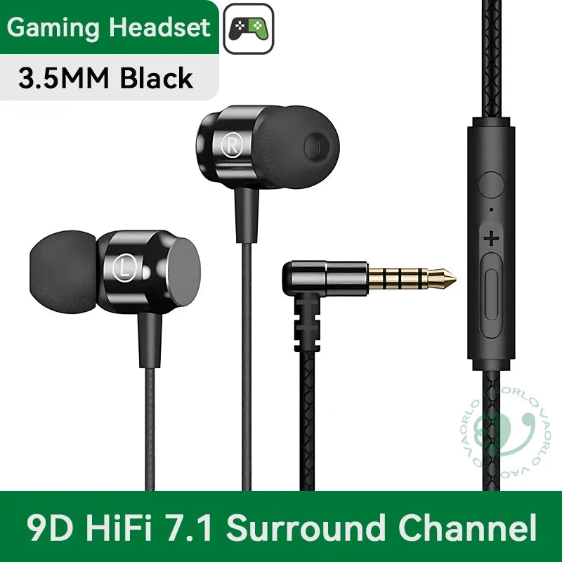 Metal Magnetic Gaming Earbuds Type-C/3.5MM AUX