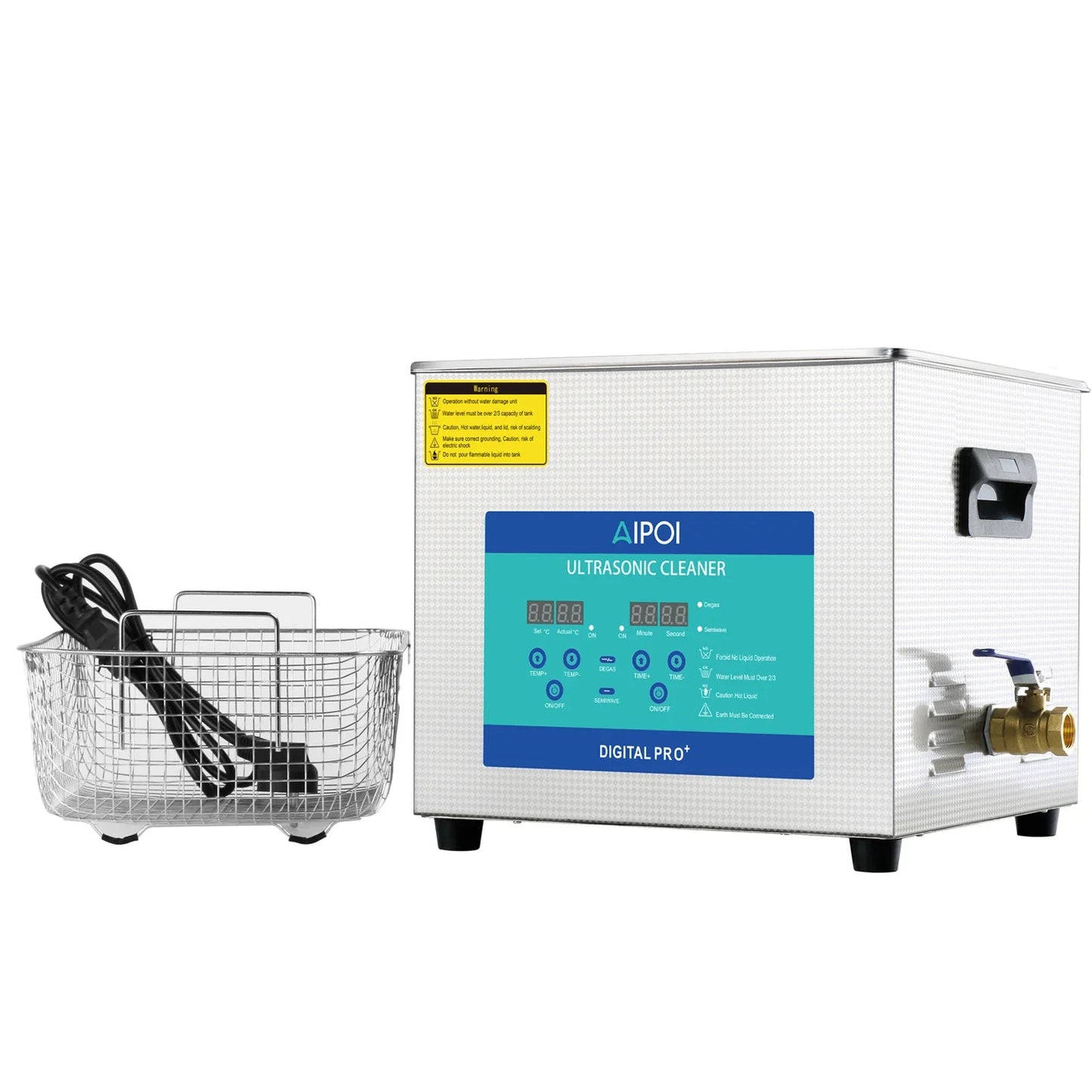 AIPOI Ultrasonic Cleaner – 800ml to 30L | Professional Home & Industrial Use