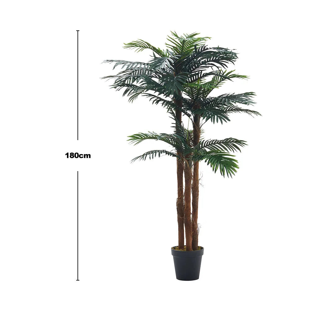 Breeins Artificial Green Tree in Pot | Lifelike Indoor & Outdoor Faux Plant