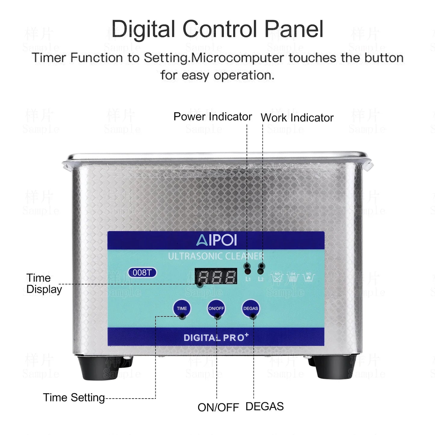 AIPOI Ultrasonic Cleaner – 800ml to 30L | Professional Home & Industrial Use