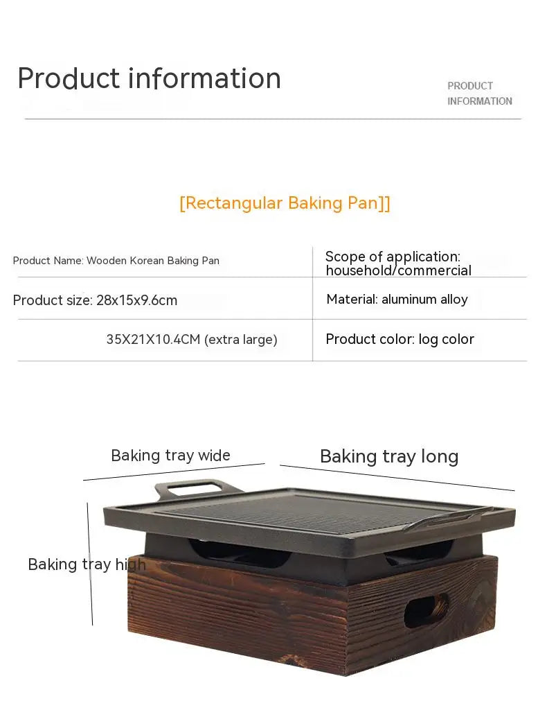 Smokeless Portable BBQ Grill Korean Japanese Barbecue Grill Charcoal BBQ Oven Alcohol Stove Household Non-stick Cooking Tools