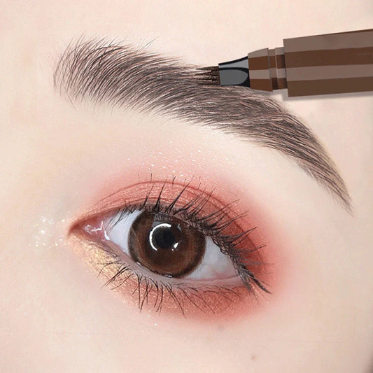 Four-Tip Precision Eyebrow Pencil | Waterproof & Long-Lasting