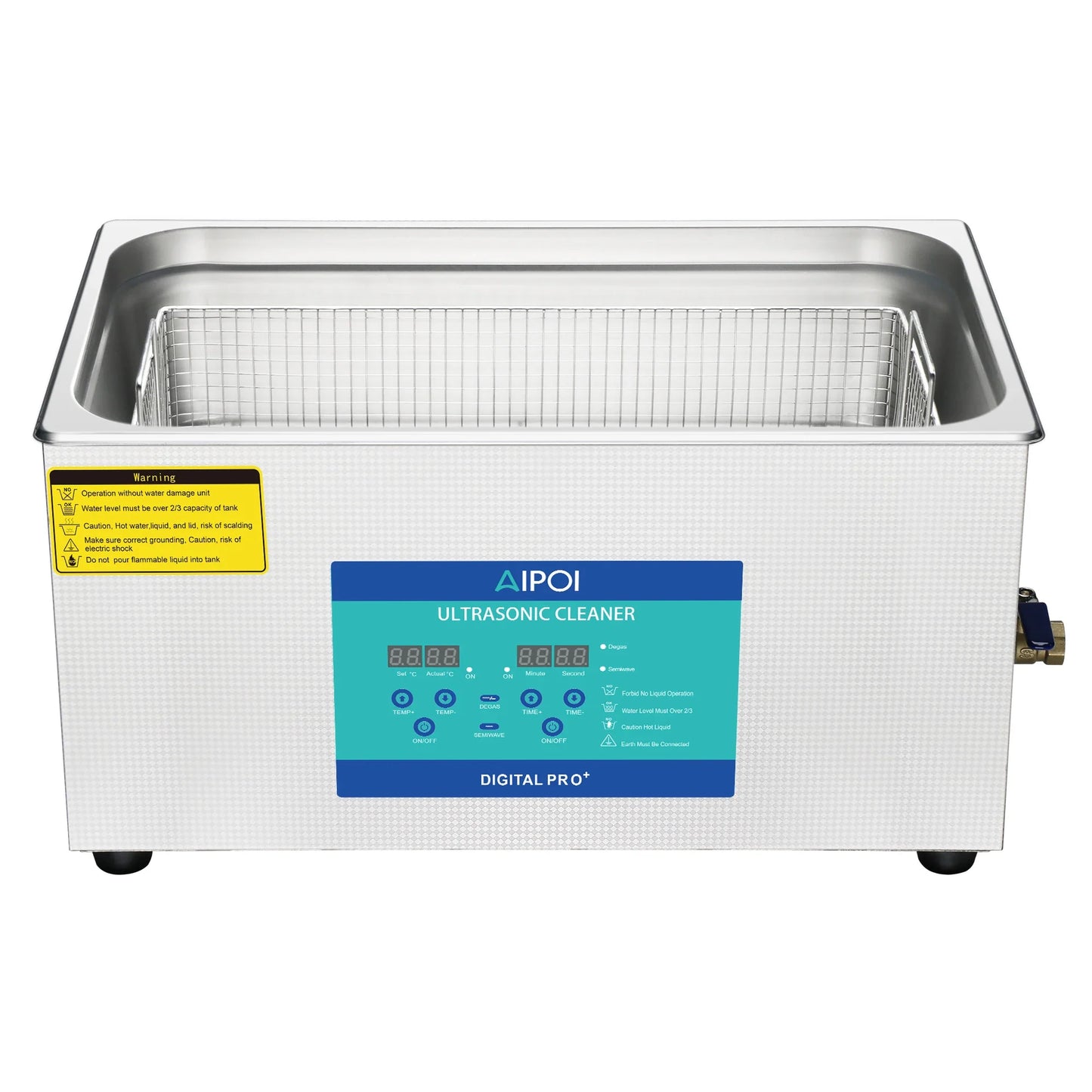 AIPOI Ultrasonic Cleaner – 800ml to 30L | Professional Home & Industrial Use