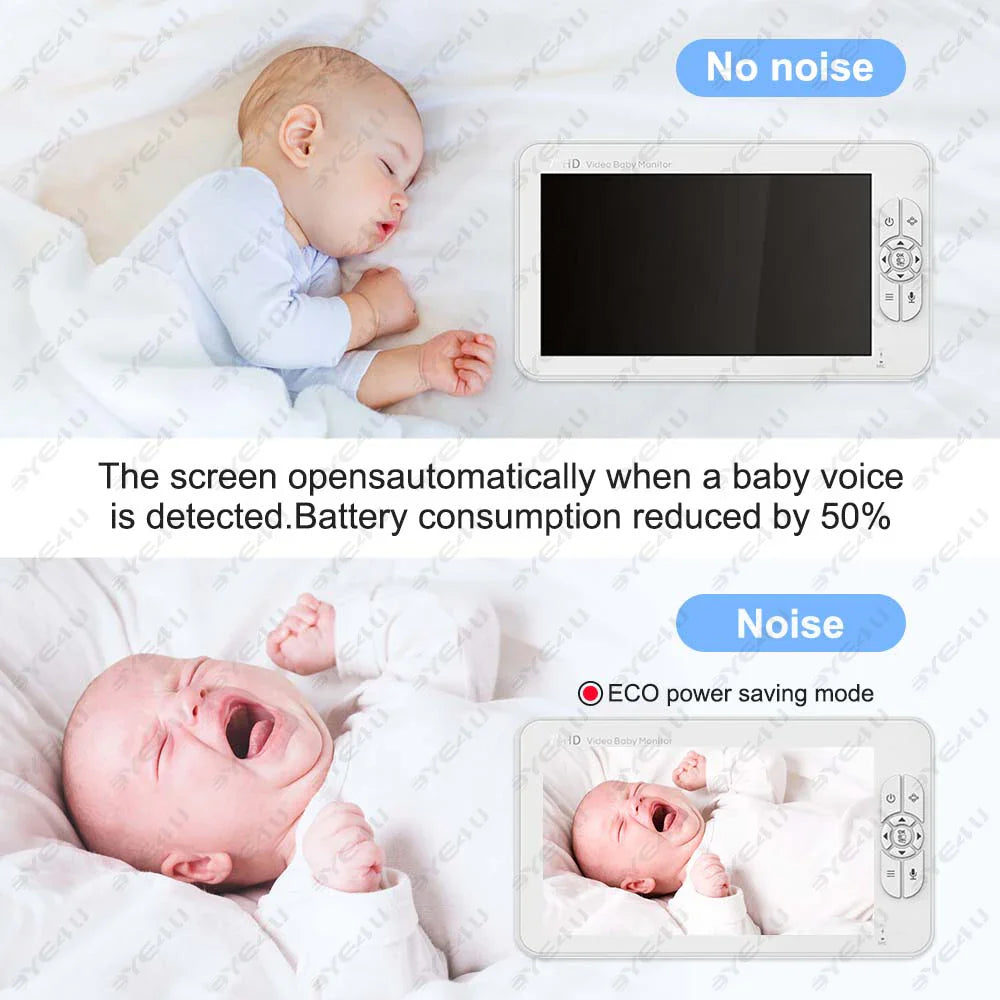 5 Inch Video Baby Monitor With Camera and speaker