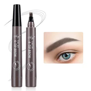 Four-Tip Precision Eyebrow Pencil | Waterproof & Long-Lasting