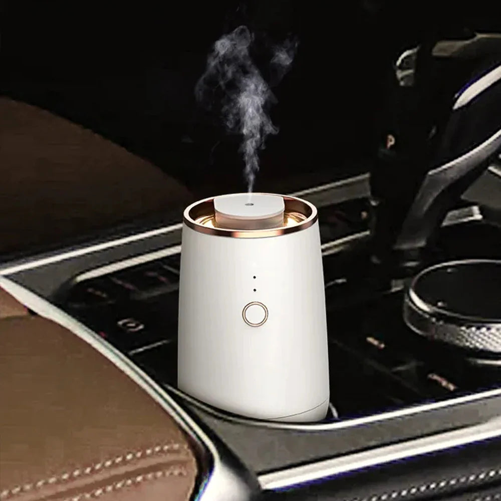 Mini Car Waterless Essential Oils Diffuser Car Fragrance Aromatherapy Diffuser Higher Atomizing Efficienc Home Air Freshener