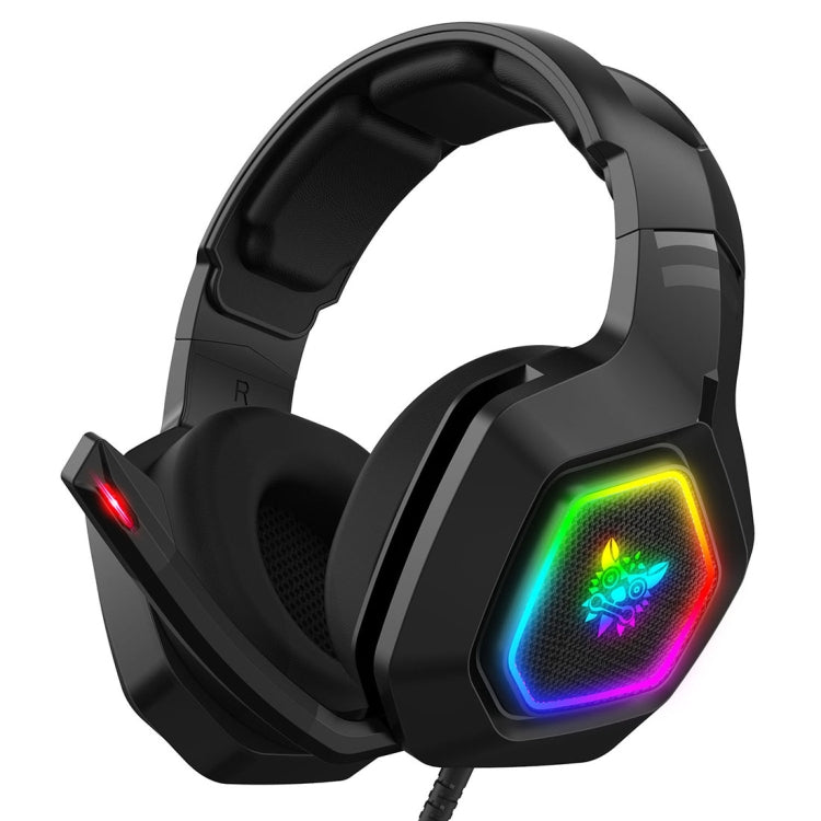 ONIKUMA K10 3,5mm Computer Gaming kabelgebundenes Headset mit RGB-LED-Beleuchtung, K10
