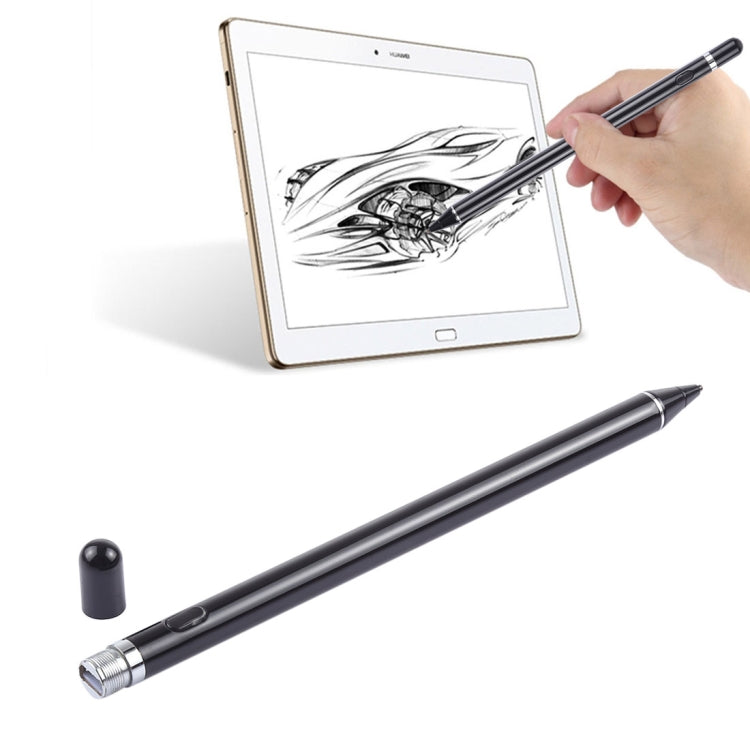 Langer universeller, wiederaufladbarer kapazitiver Touchscreen-Eingabestift mit 2,3 mm superfester Metallspitze für iPhone, iPad, Samsung und andere kapazitive Touchscreen-Smartphones oder Tablet-PCs
