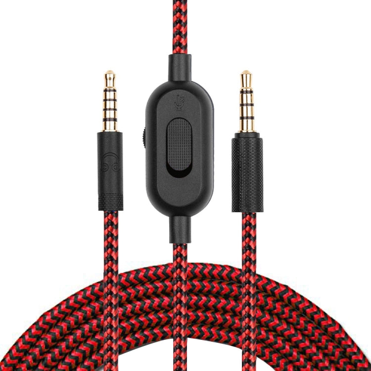 Logitech G433 / G233 / G Pro / G Pro X Replacement Audio Cable with Volume Control & Mute — 2m