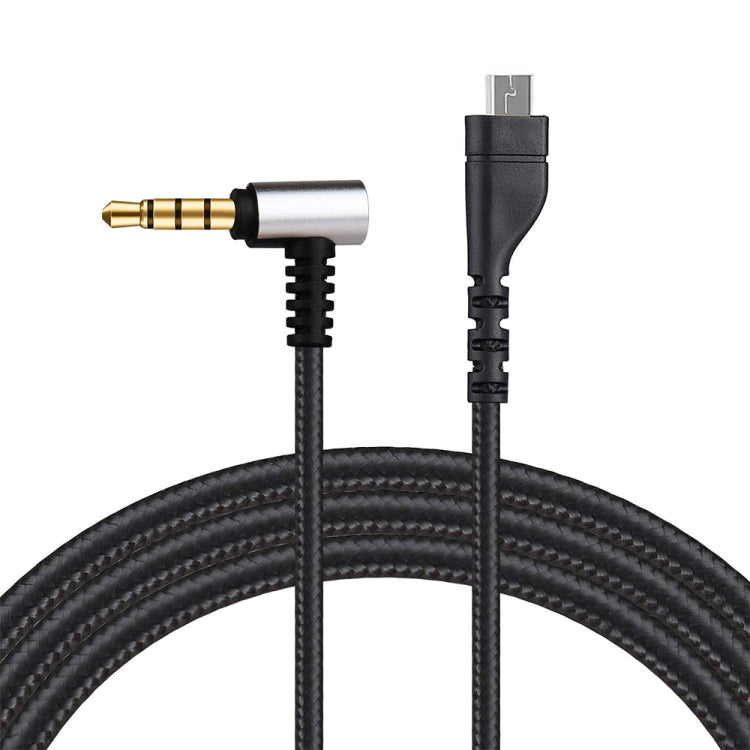 SteelSeries Arctis 3/5/7 & Arctis Pro Replacement Audio Cable – 2m, Tangle-Free Nylon, Right-Angle Jack