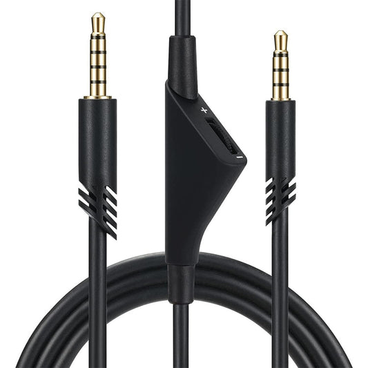 Logitech Astro A10/A40/A30 Replacement Audio Cable | 2m 3.5mm with Inline Volume Control