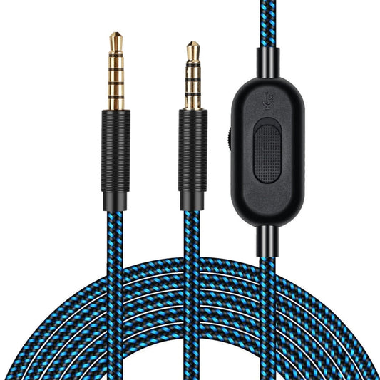 Gaming Headset Audio Cable for Logitech Astro A10 & A40 – Wired Inline Control