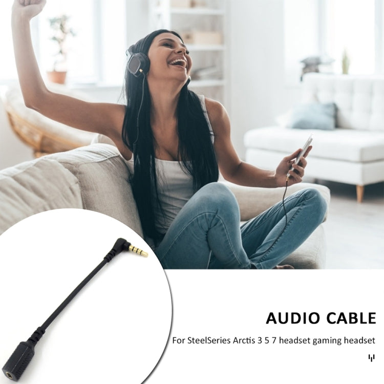 Cable adaptador de 3,5 mm ZS0167 para auriculares Steelseries Arctis 3 5 7, Cable adaptador