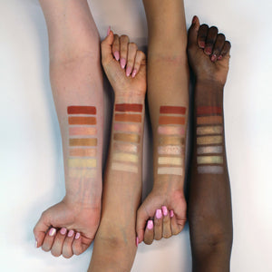 SIENNAS | Lidschatten-Palette mit 21 Farben & Pinsel