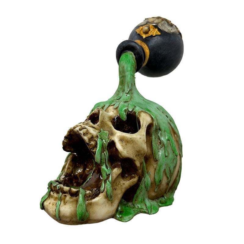 Screaming Skull with Green Potion