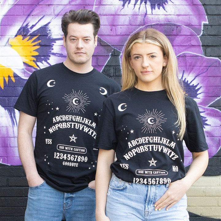 Black Talking Board Unisex T-shirt Size M